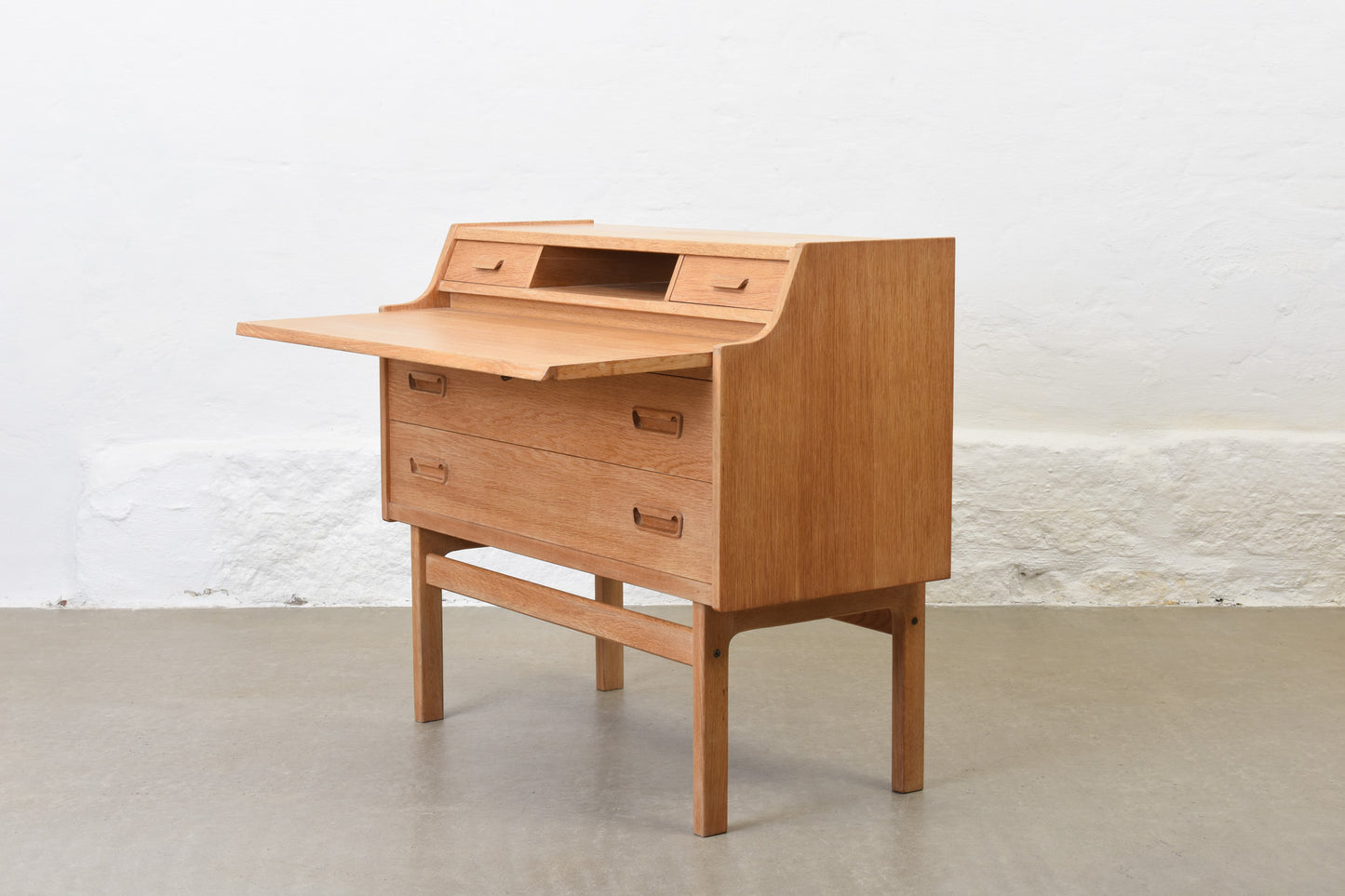 1960s oak secretary by Arne Wahl Iversen