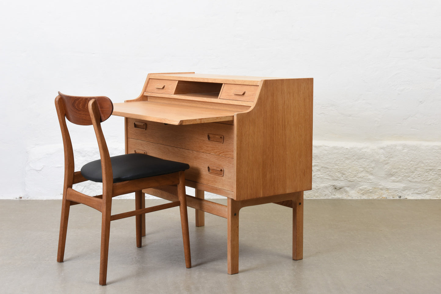 1960s oak secretary by Arne Wahl Iversen