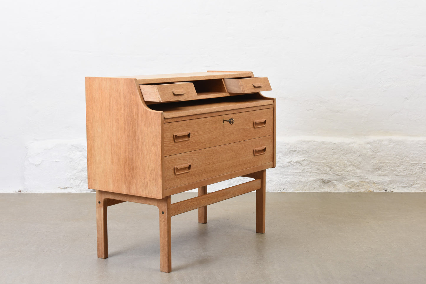 1960s oak secretary by Arne Wahl Iversen