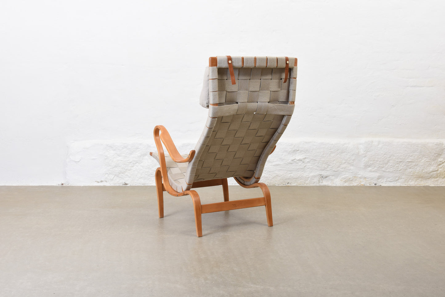 Newly reupholstered: 1970s 'Pernilla 2' lounger by Bruno Mathsson