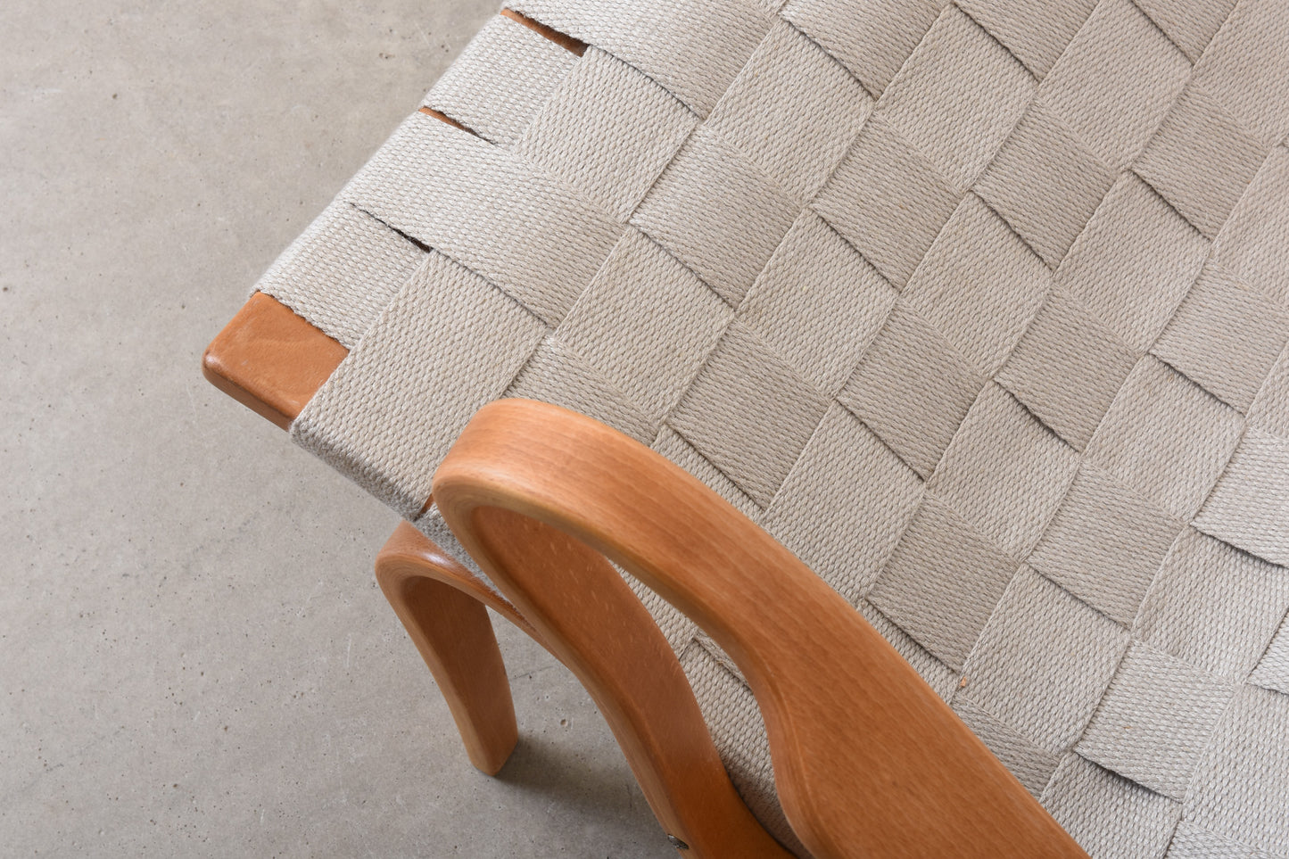 Newly reupholstered: 1970s 'Pernilla 2' lounger by Bruno Mathsson