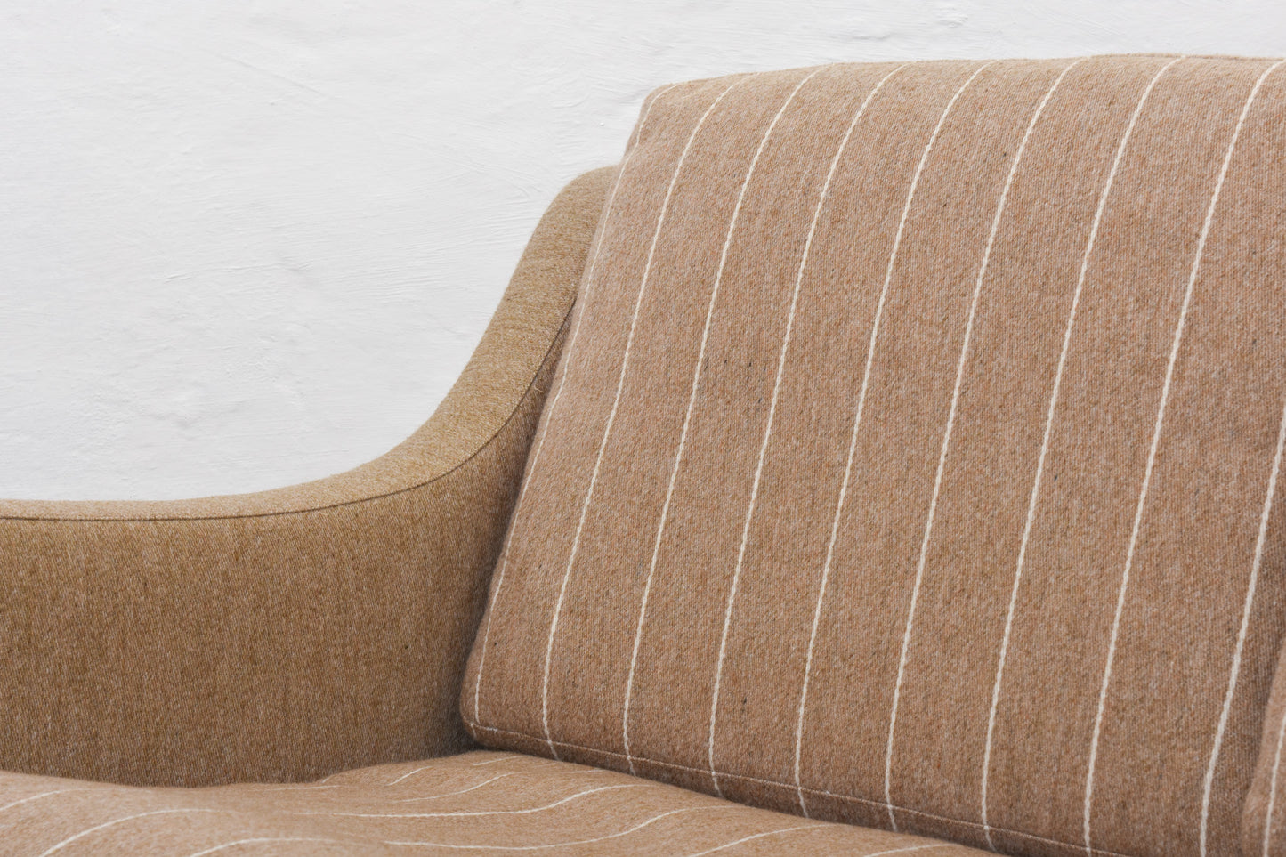 1980s Danish three seater in wool