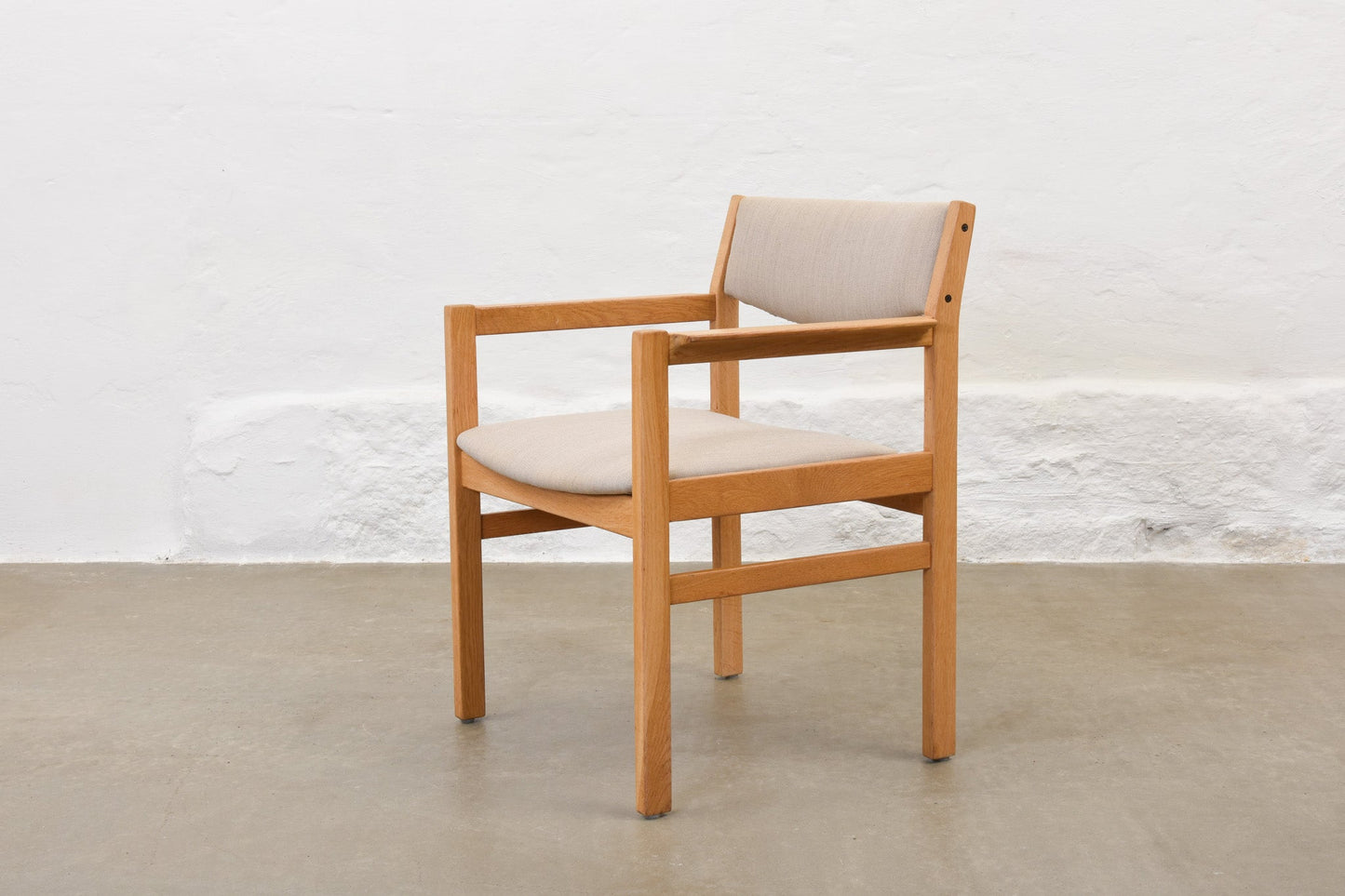 30% off: Oak + linen armchair by Børge Mogensen