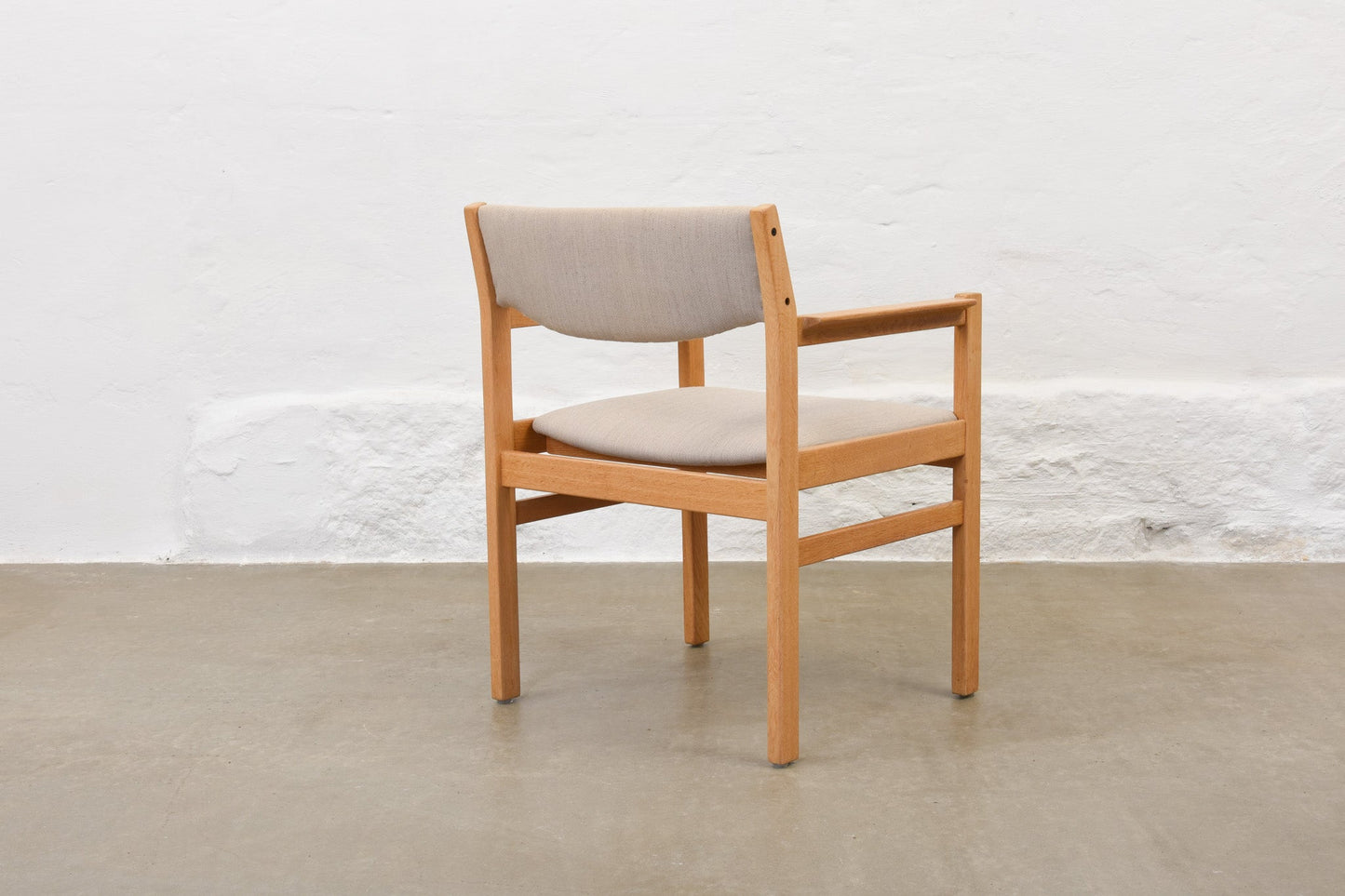 30% off: Oak + linen armchair by Børge Mogensen