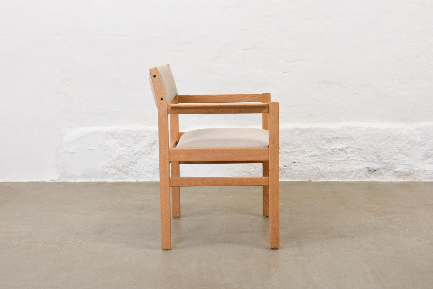 30% off: Oak + linen armchair by Børge Mogensen