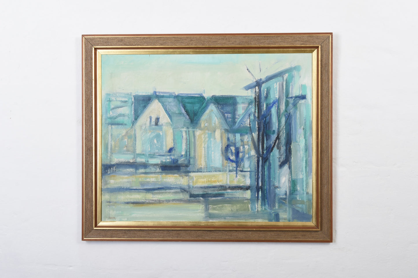 Oil painting by Frans Vester Pedersen