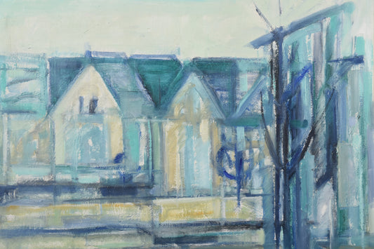 Oil painting by Frans Vester Pedersen