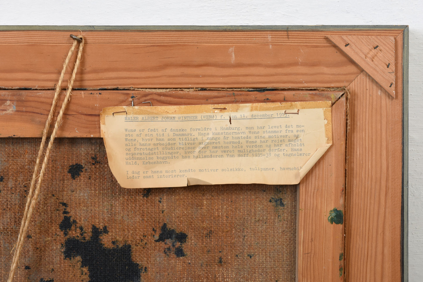 Oil painting by Albert Johan Winther