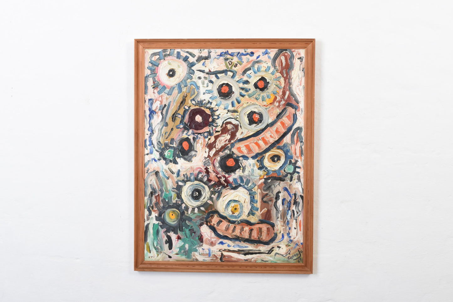 Oil painting by Simon Jü - 1969