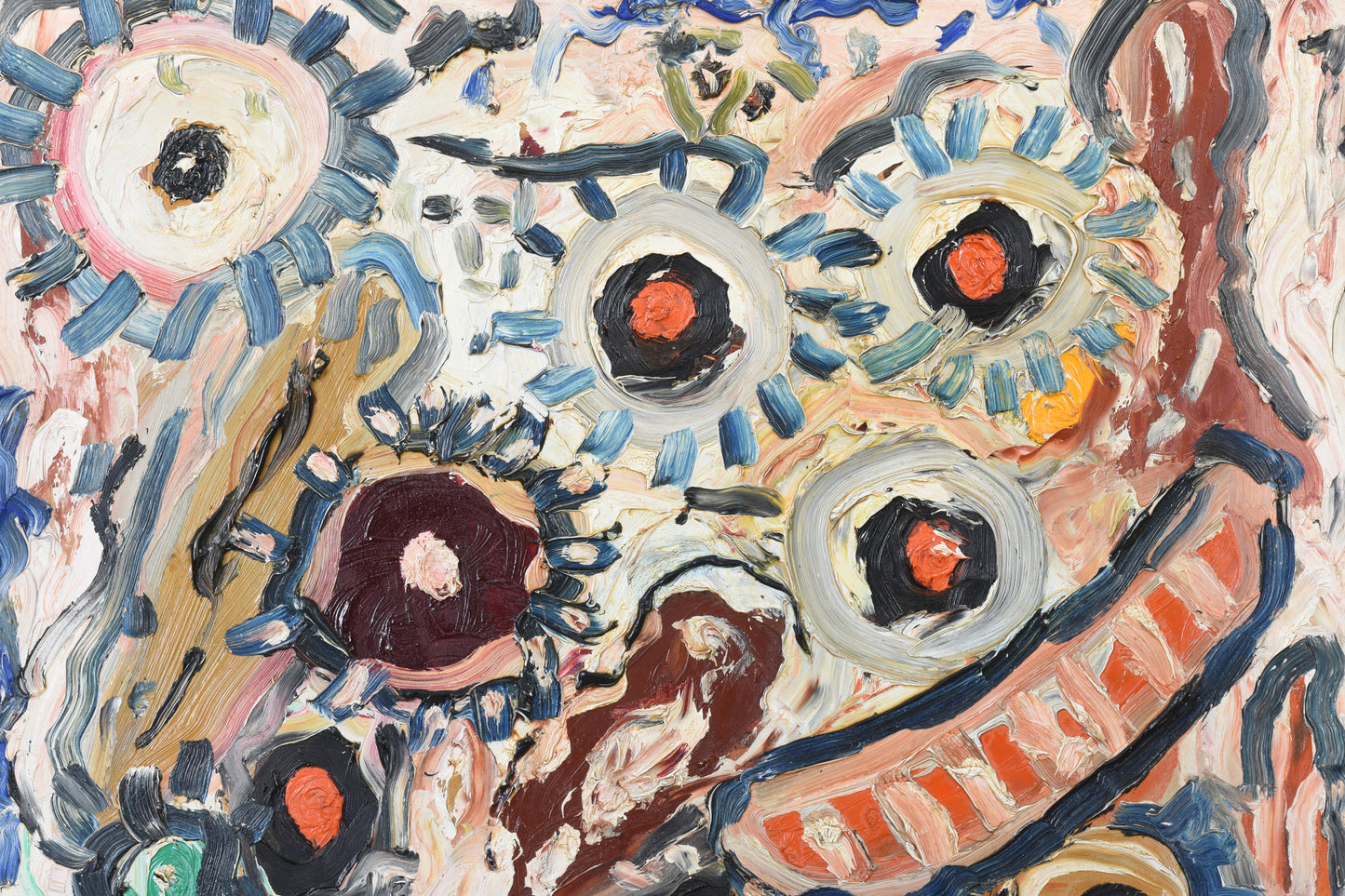 Oil painting by Simon Jü - 1969