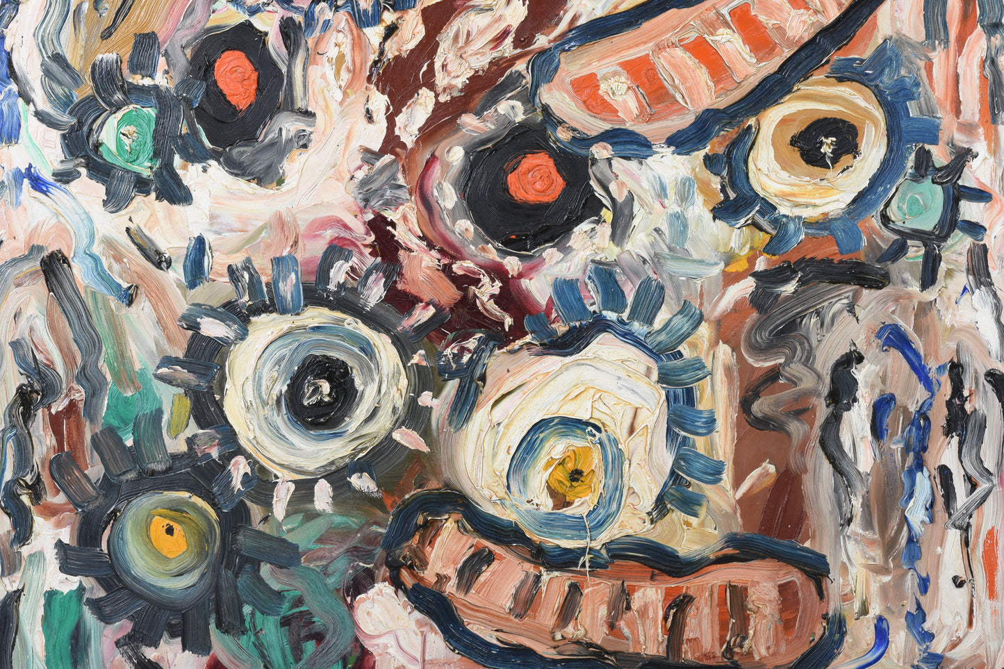 Oil painting by Simon Jü - 1969