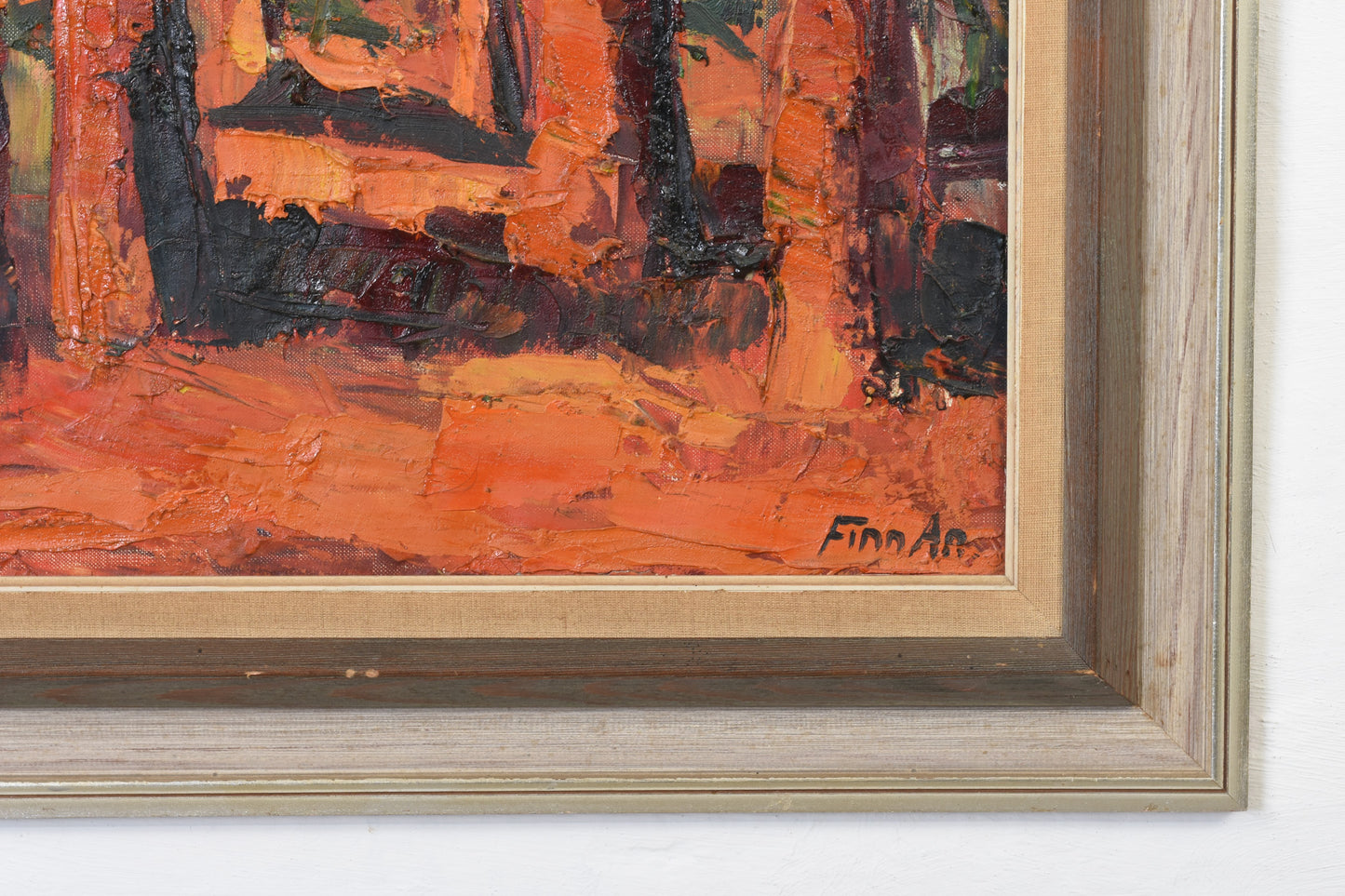 Oil painting by Finn Andersen