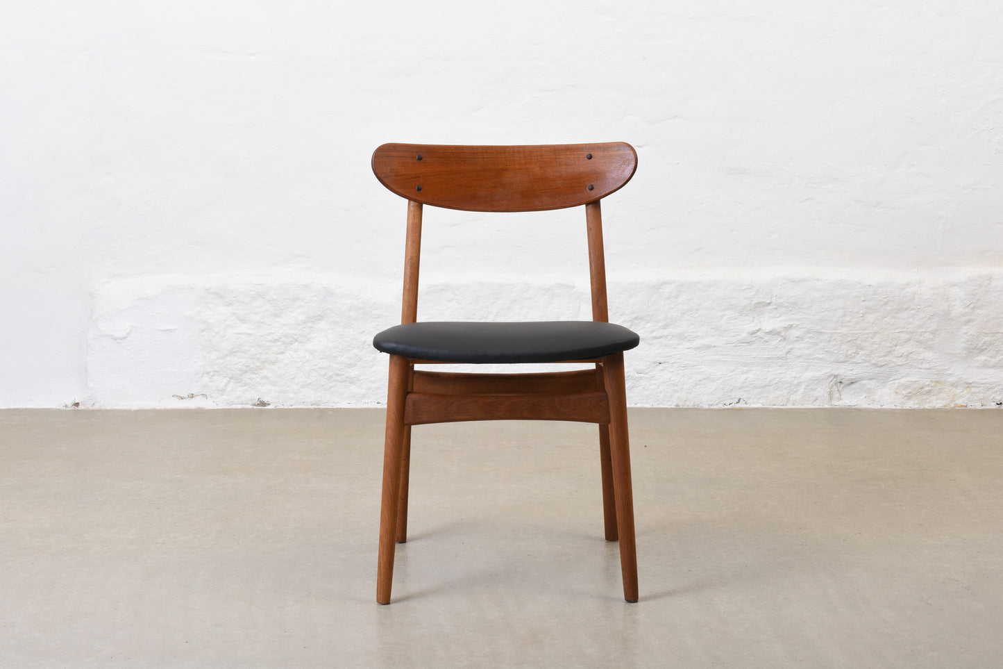 1960s teak + oak chair by Farstrup