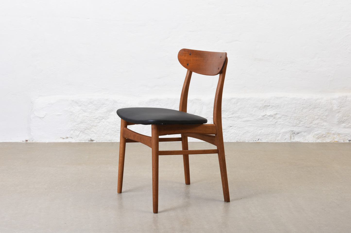 1960s teak + oak chair by Farstrup
