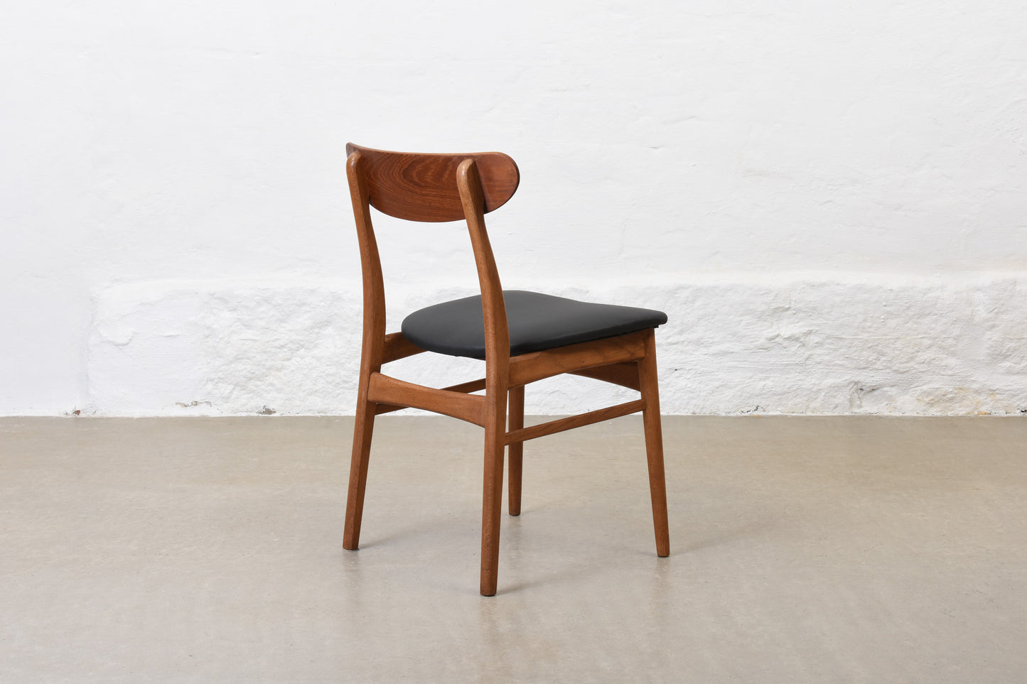1960s teak + oak chair by Farstrup