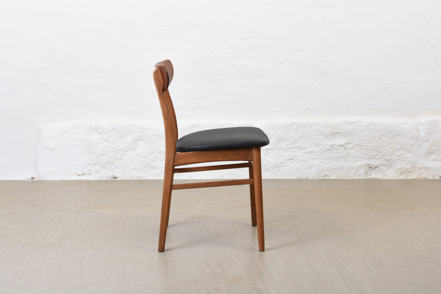 1960s teak + oak chair by Farstrup
