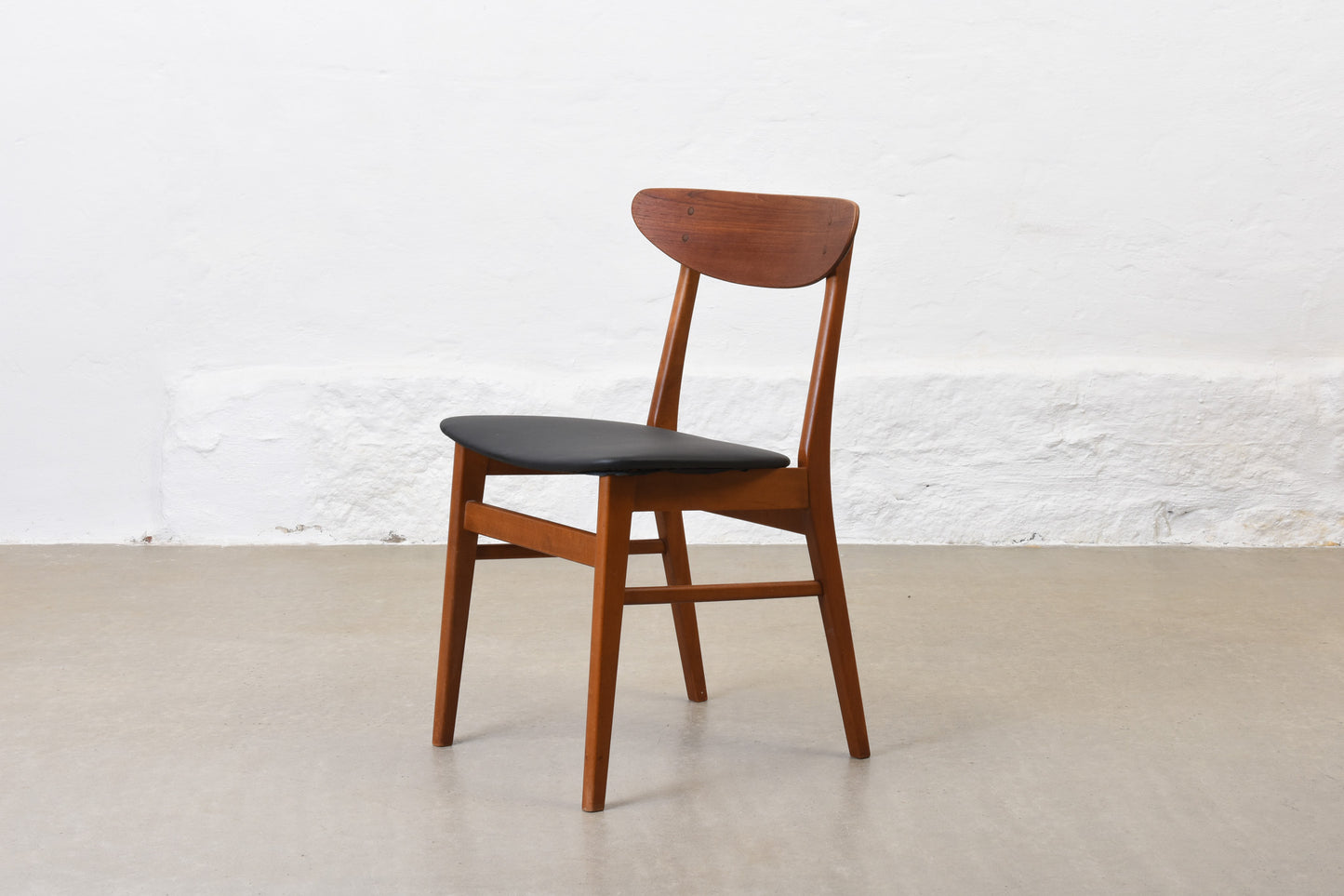 1960s teak + beech chair by Farstrup