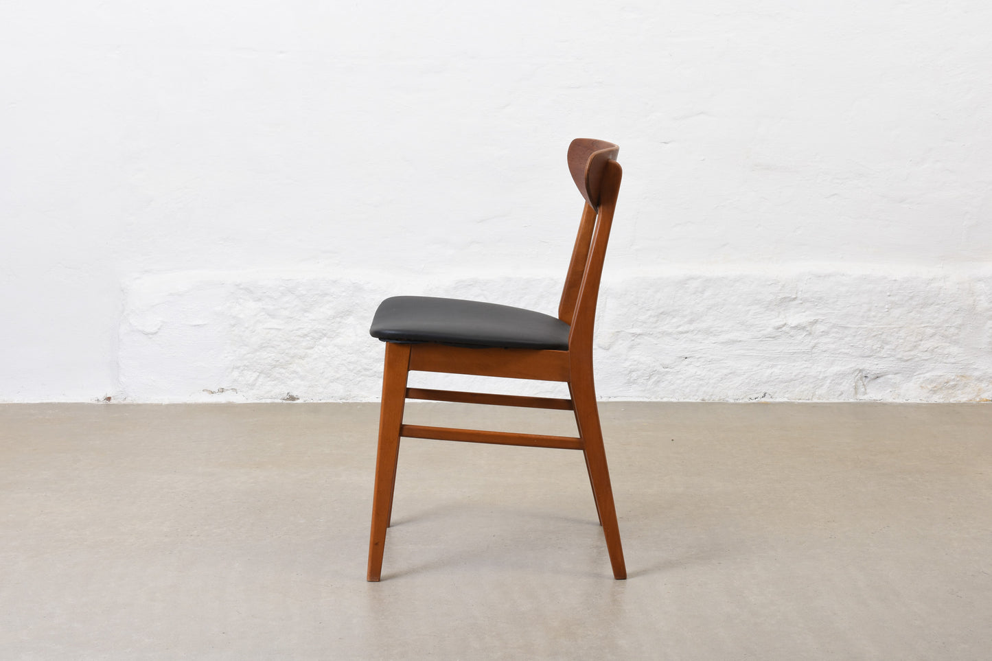 1960s teak + beech chair by Farstrup