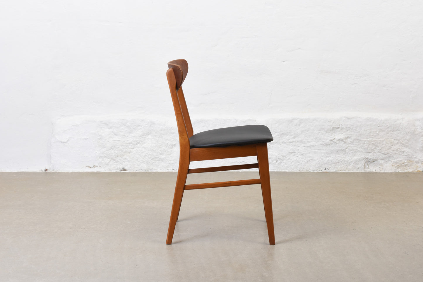 1960s teak + beech chair by Farstrup