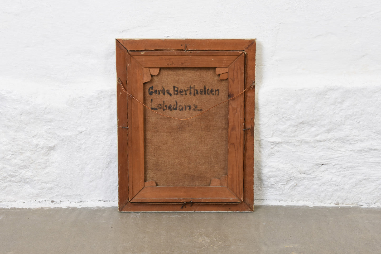 Oil painting by Gerda Berthelsen Lobedanz - 1945