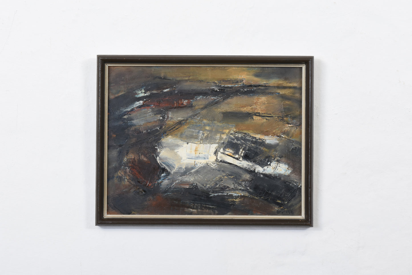 Oil painting by Egon Banke - 1968