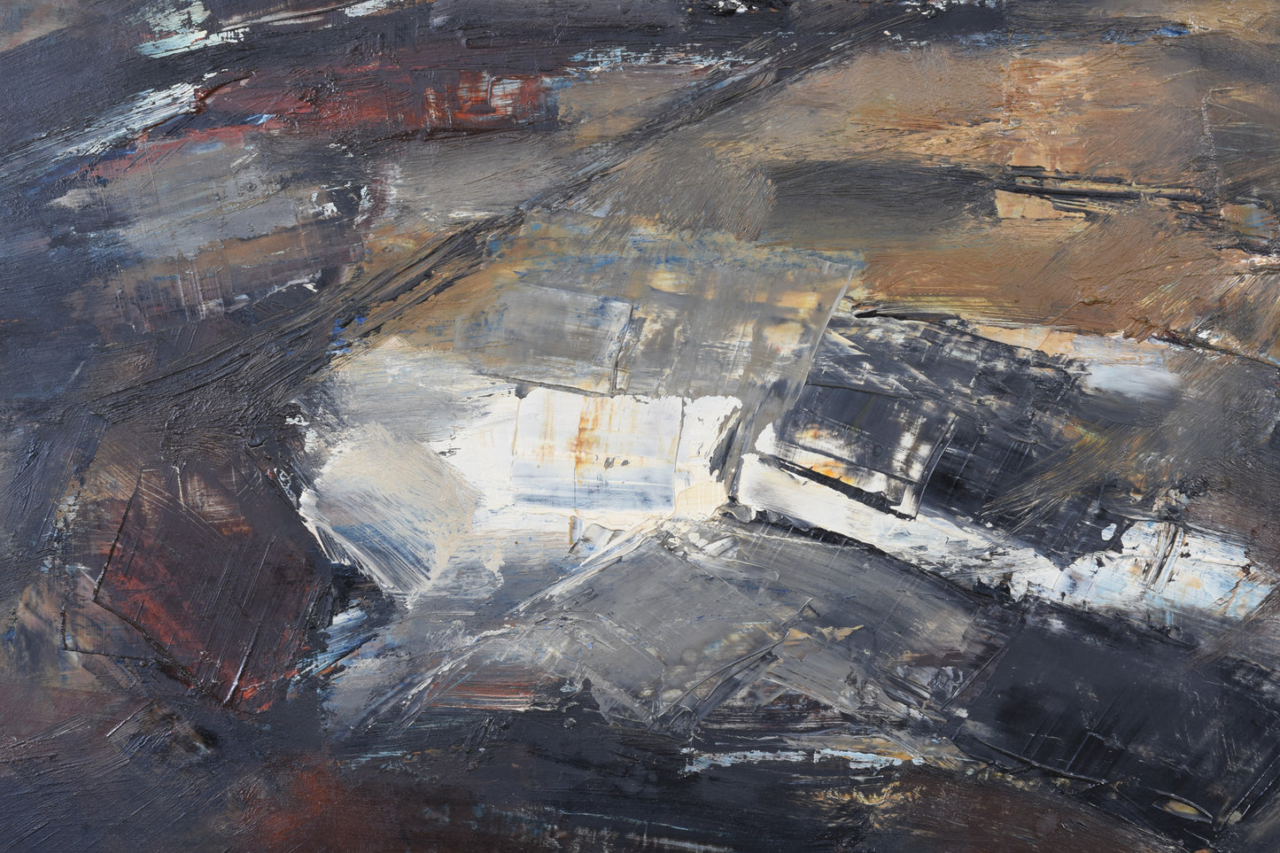 Oil painting by Egon Banke - 1968