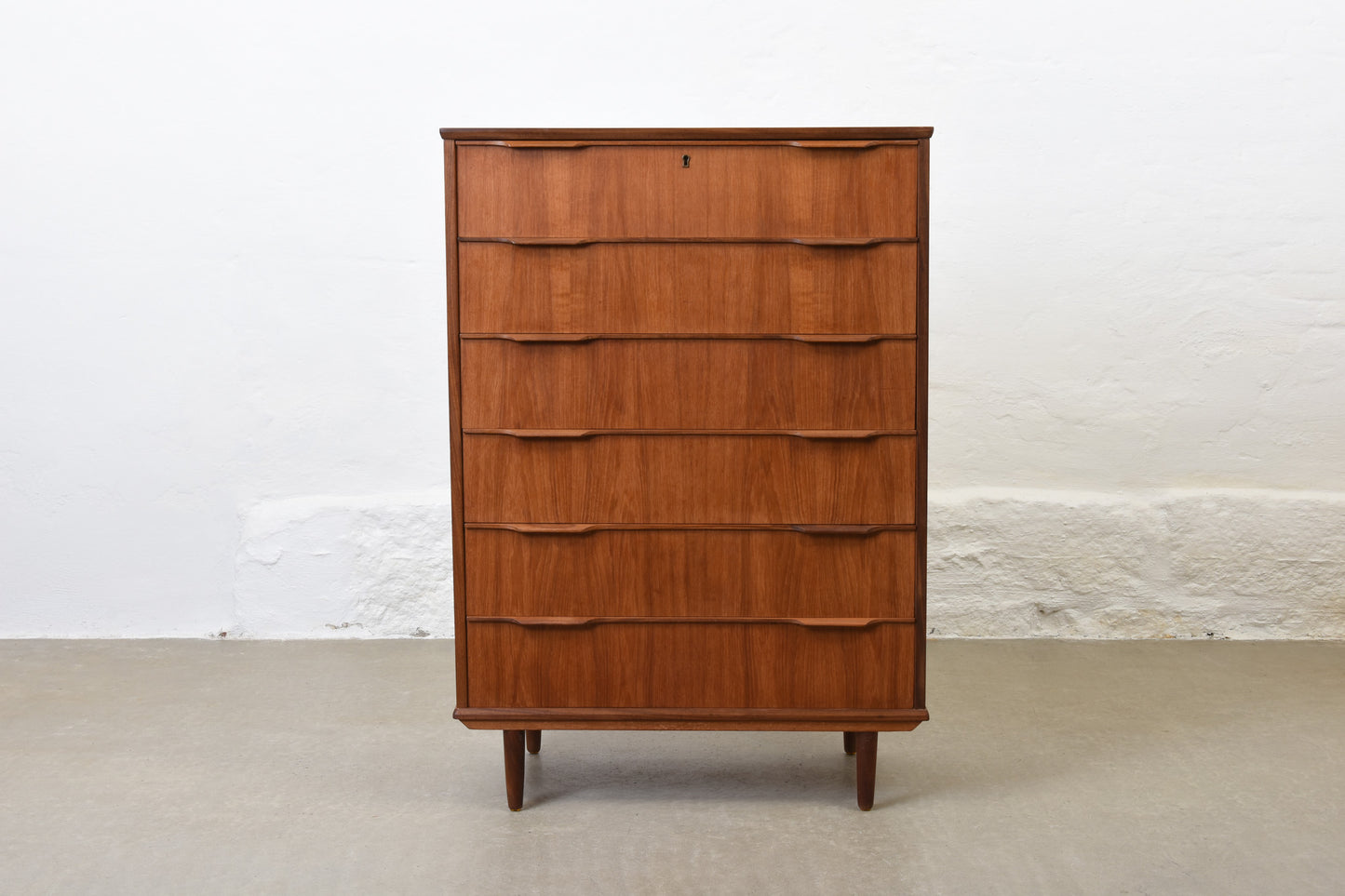 1960s large teak chest