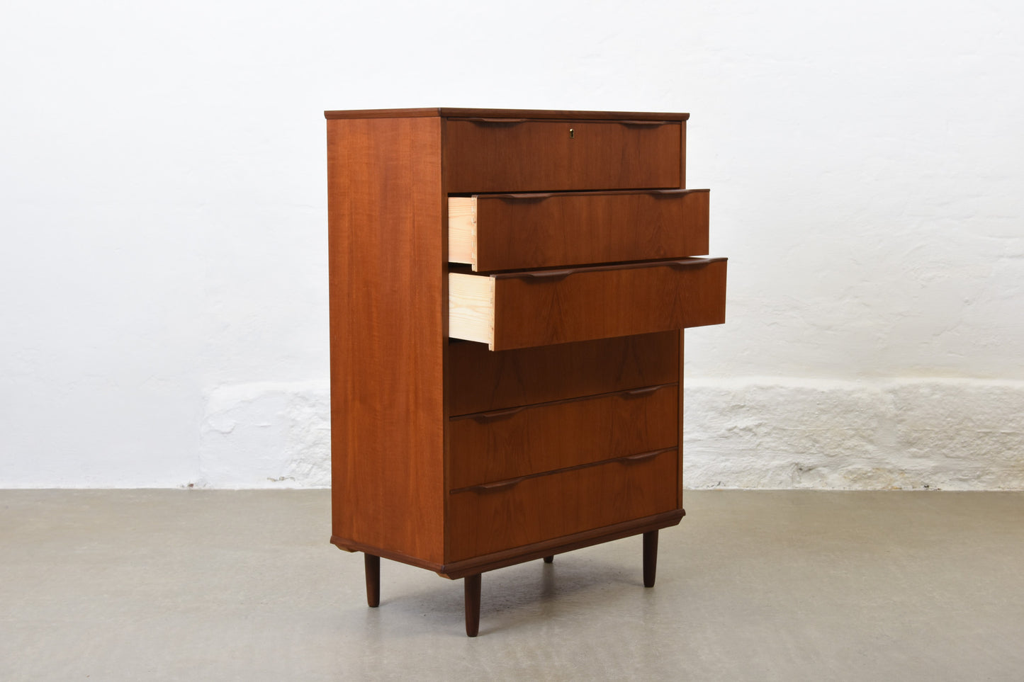 1960s large teak chest no. 1