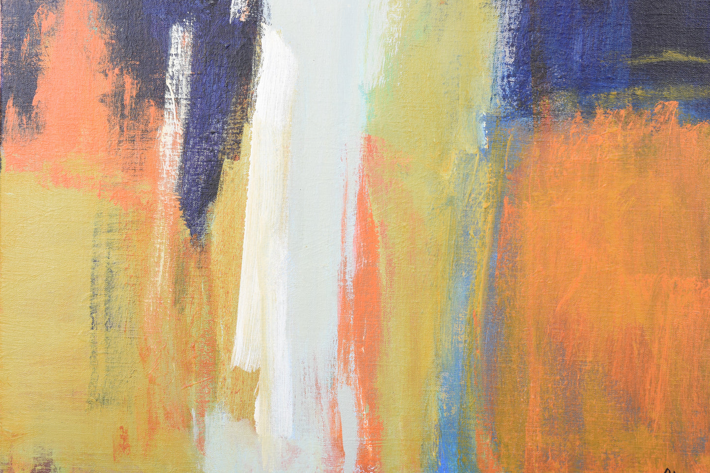 Oil painting by Ole Trebbien