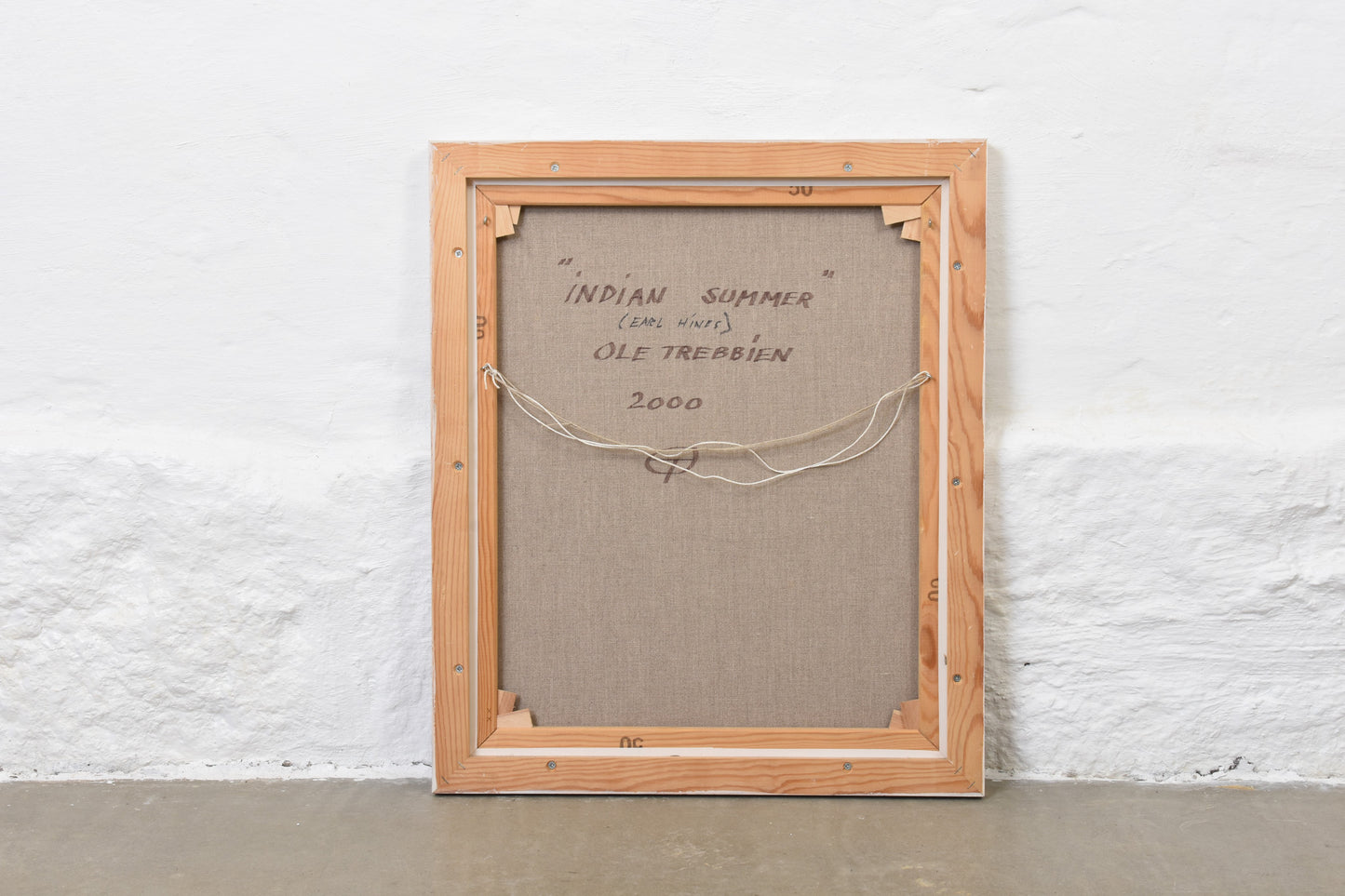 Oil painting by Ole Trebbien