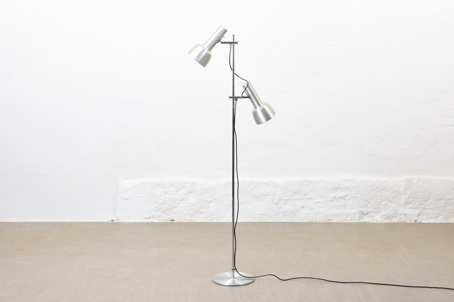 1960s twin-headed floor lamp