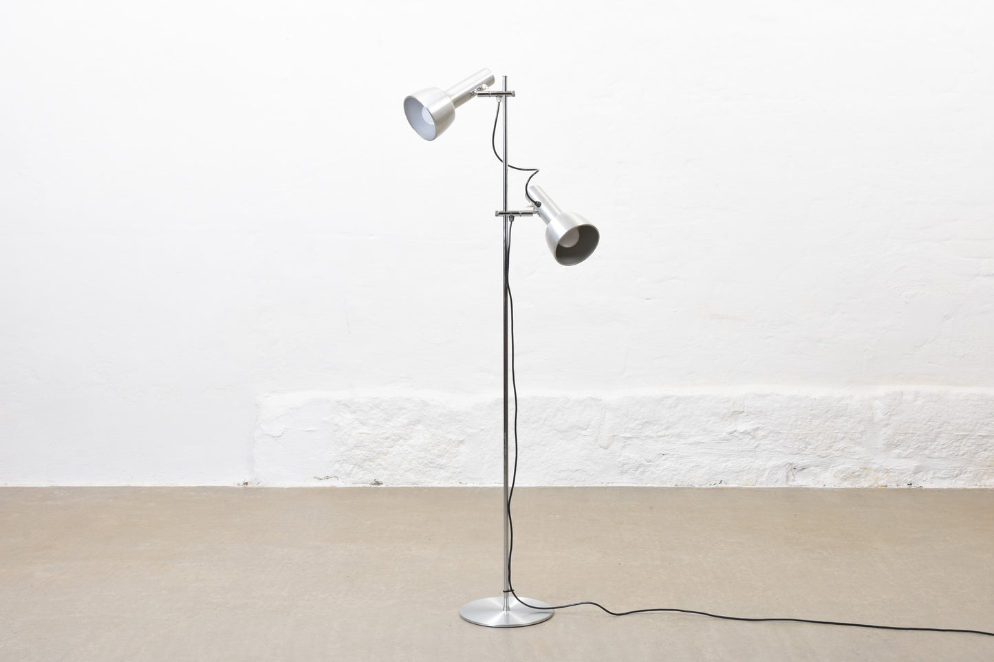 1960s twin-headed floor lamp