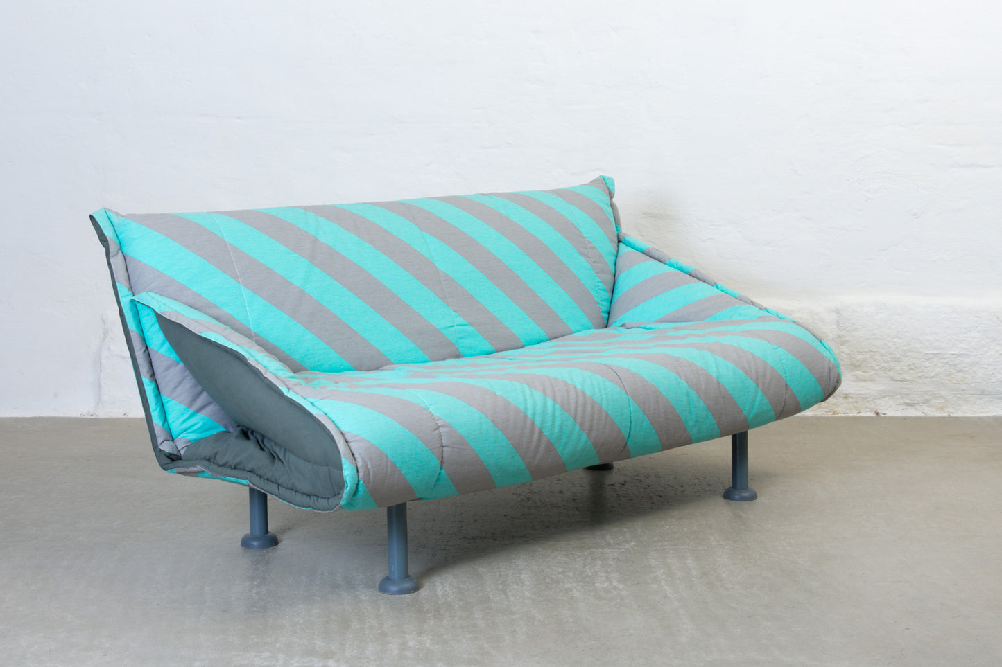1980s striped two seater