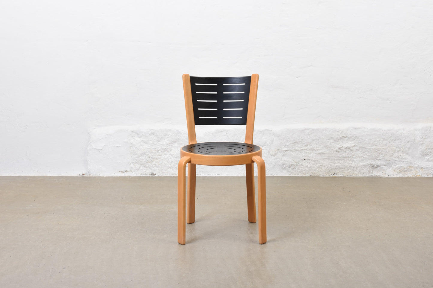 Six available: 1980s set of chairs by Magnus Olesen