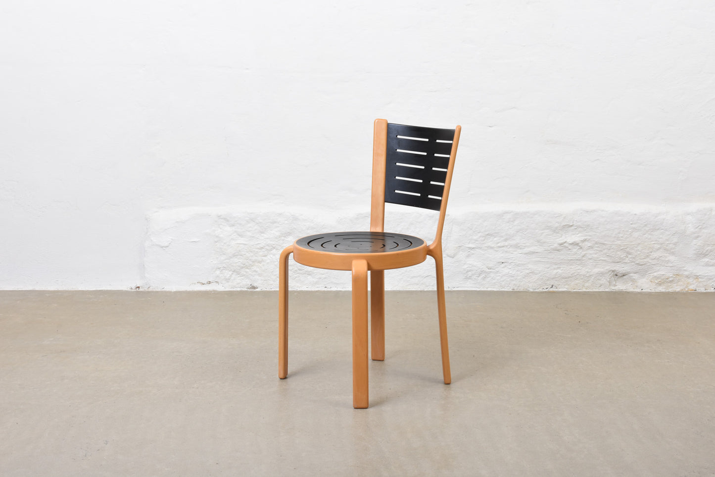 Six available: 1980s set of chairs by Magnus Olesen