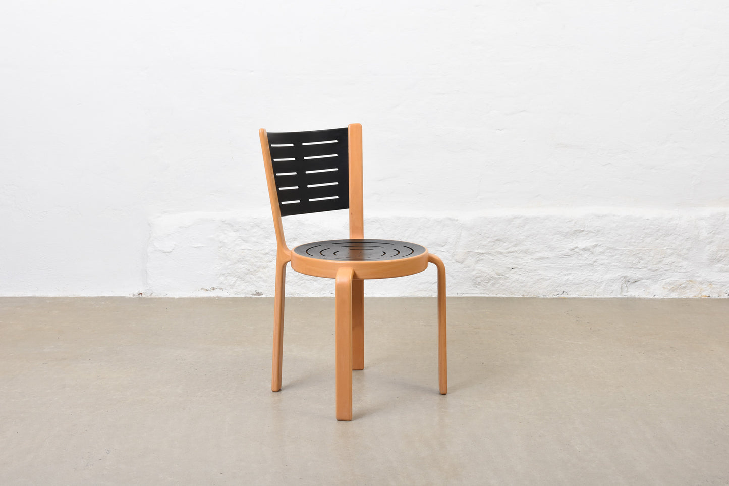 Six available: 1980s set of chairs by Magnus Olesen