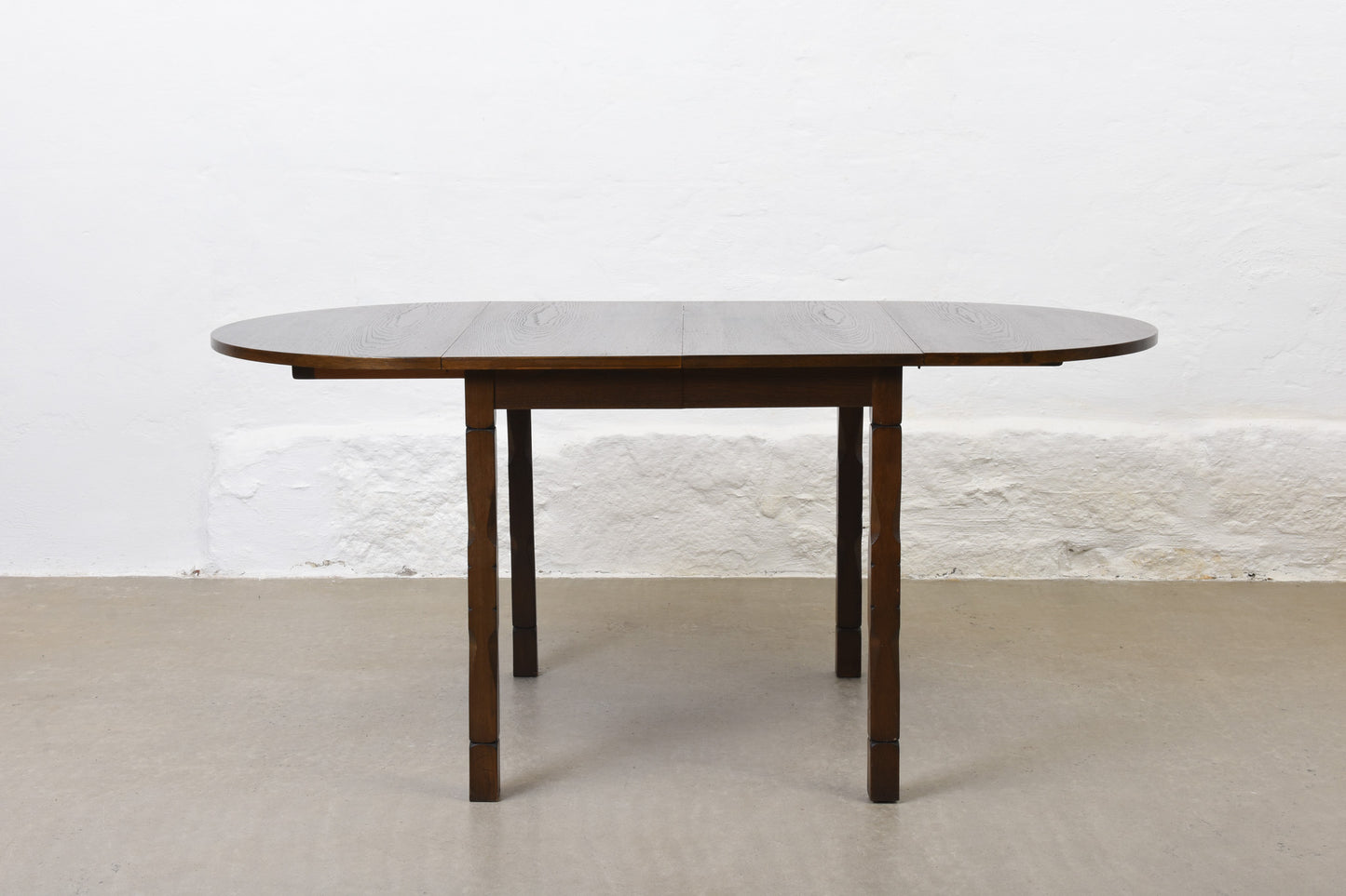 1960s drop-leaf dining table in oak by Henning Kjærnulf