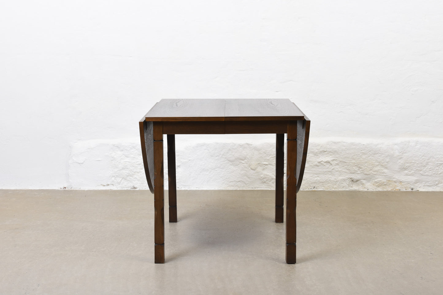 1960s drop-leaf dining table in oak by Henning Kjærnulf