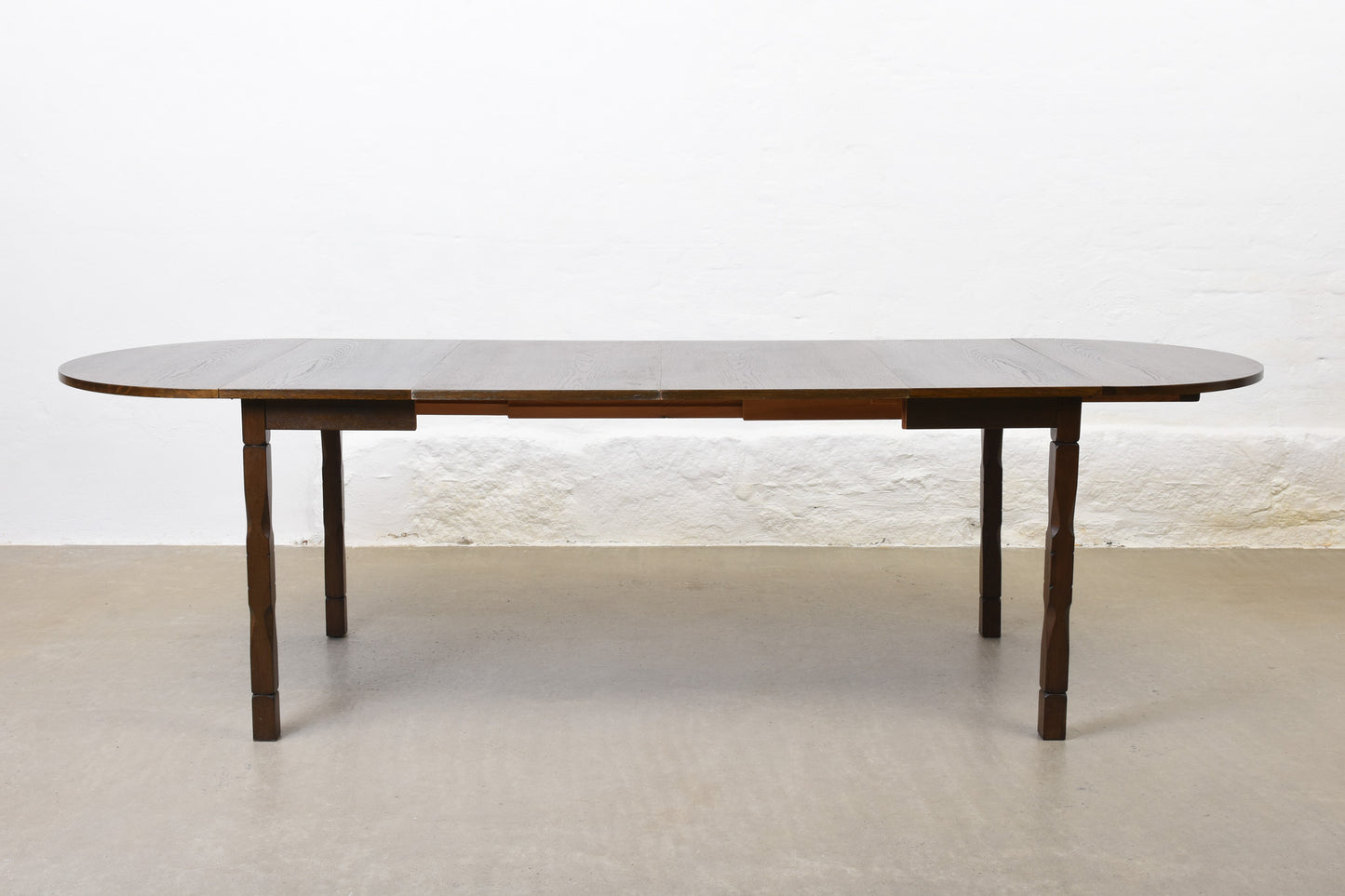 1960s drop-leaf dining table in oak by Henning Kjærnulf