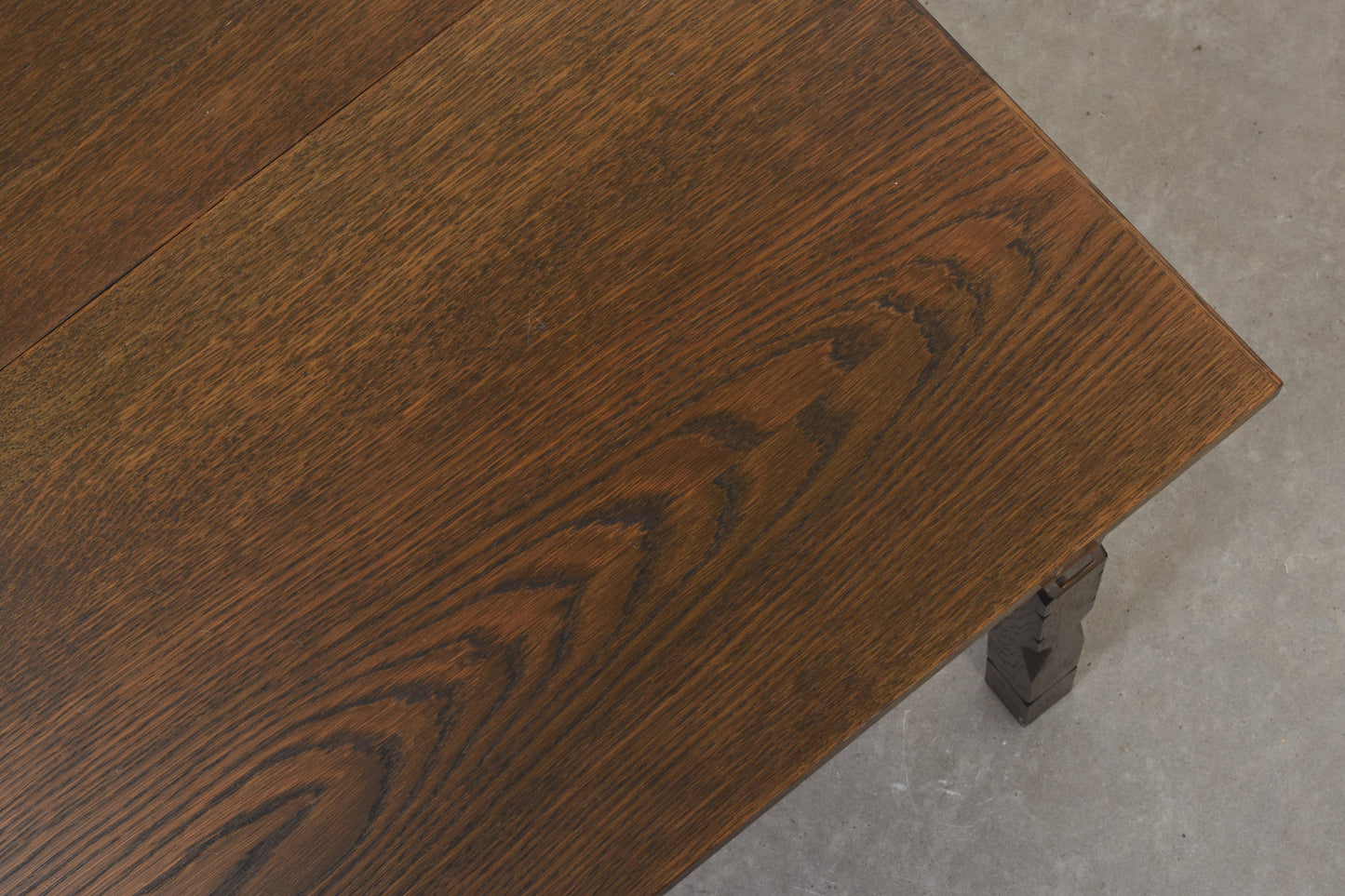 1960s drop-leaf dining table in oak by Henning Kjærnulf