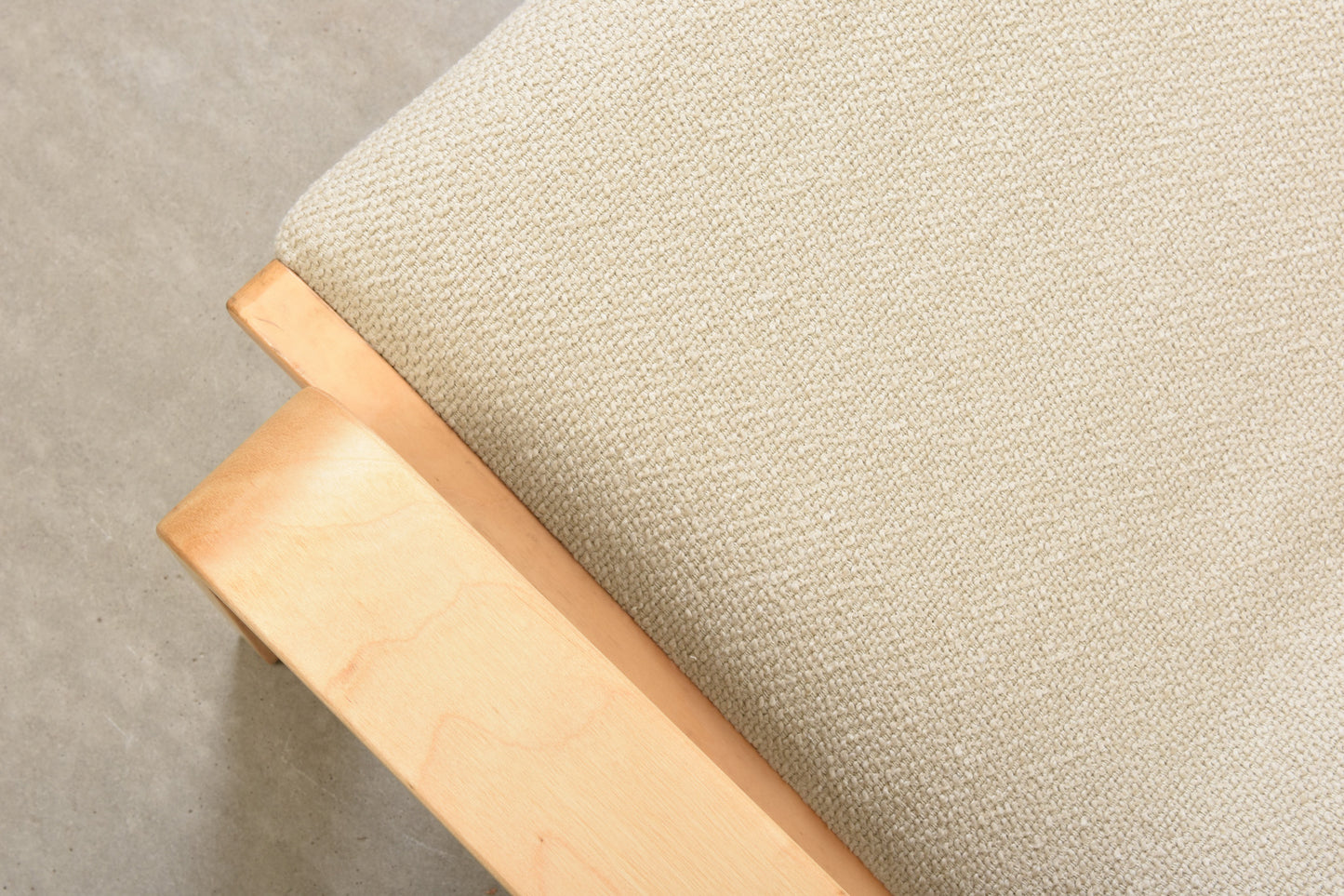 Newly reupholstered: 1960s 'Pullka' lounger by Ilmari Lappalainen