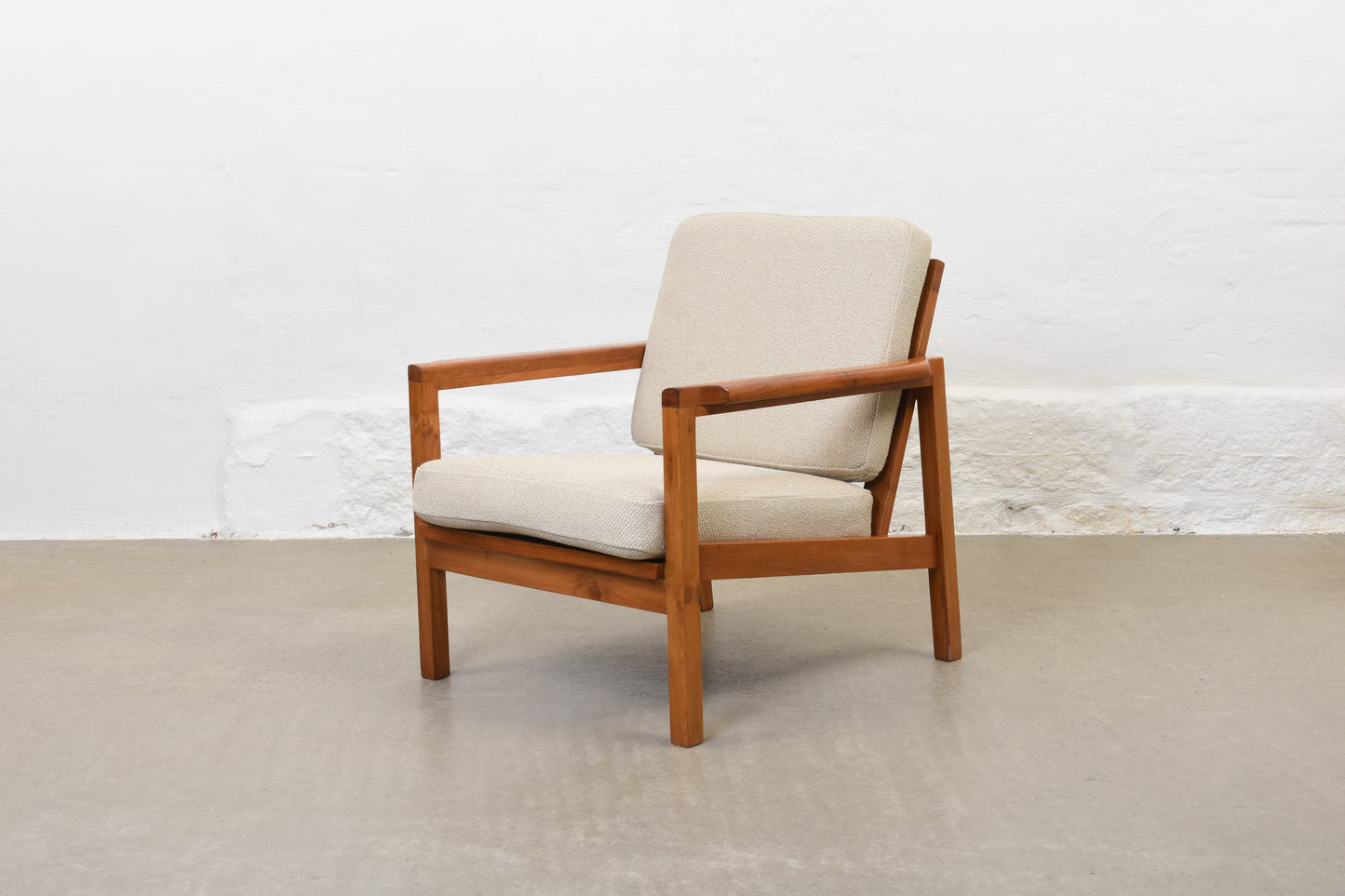 Two available: Danish lounge chairs in ash