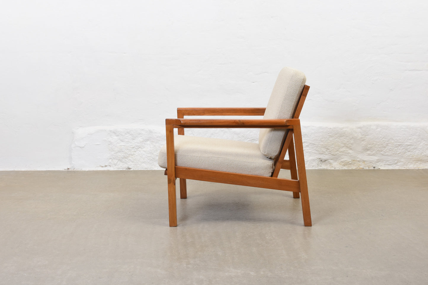 Two available: Danish lounge chairs in ash