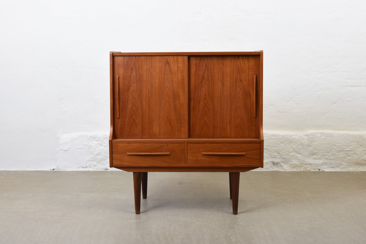 1960s teak highboard/bar cabinet