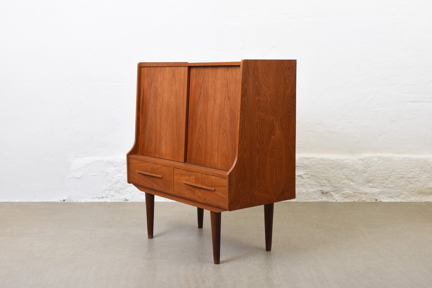 1960s teak highboard/bar cabinet