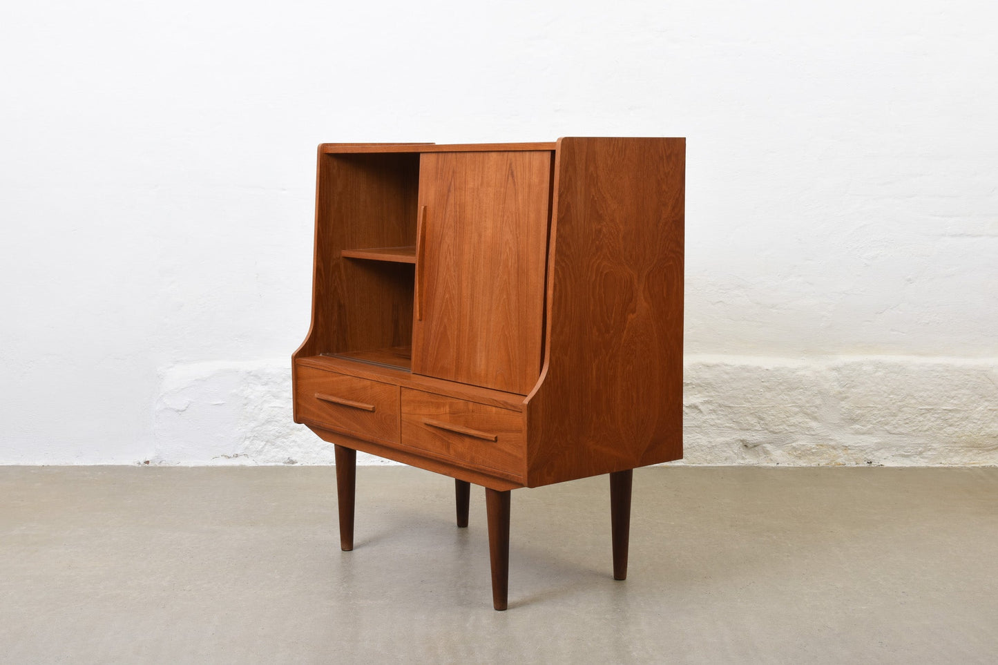 1960s teak highboard/bar cabinet