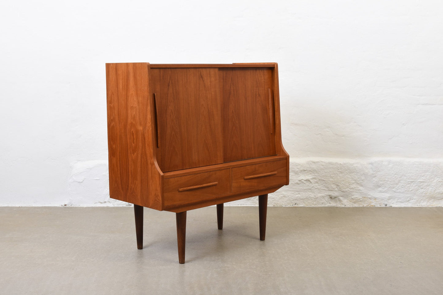 1960s teak highboard/bar cabinet