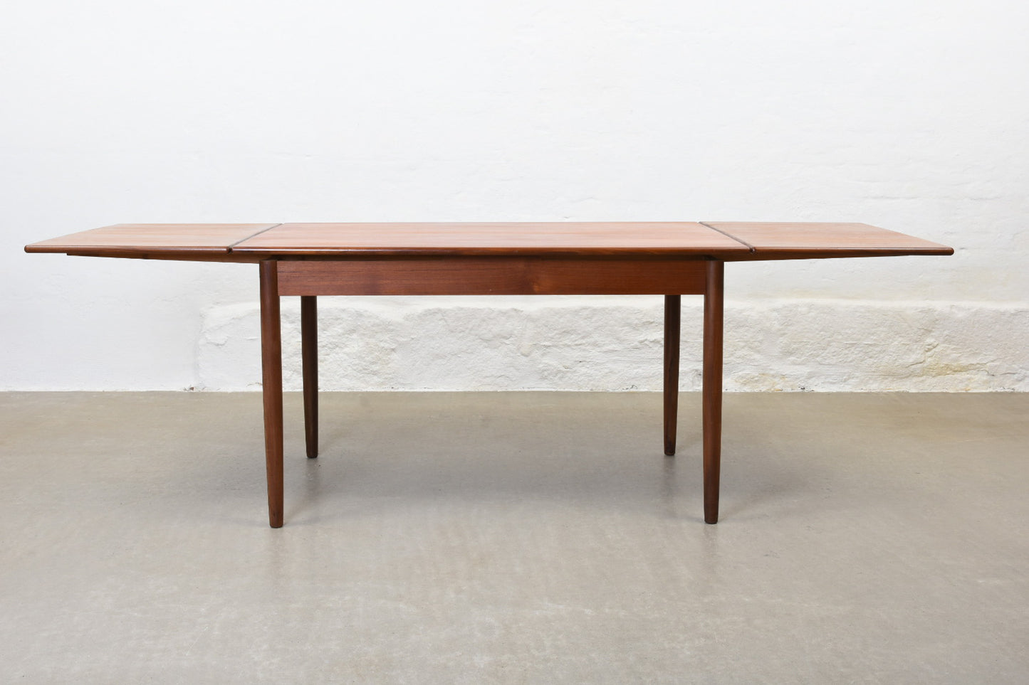 1960s extending dining table in teak