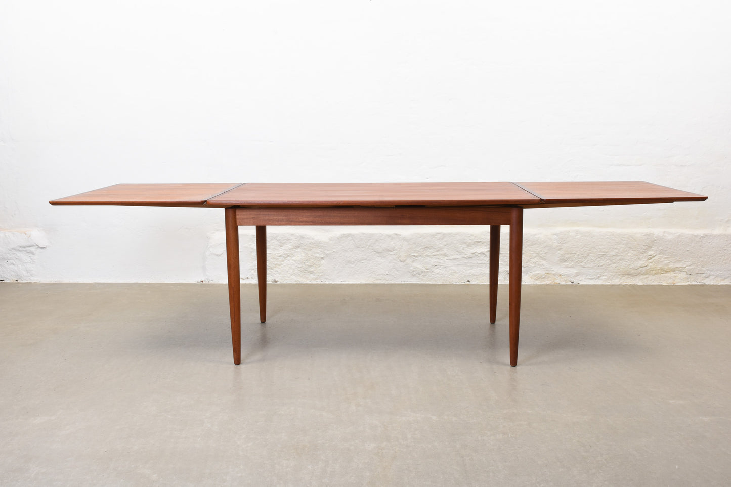 1960s extending dining table in teak