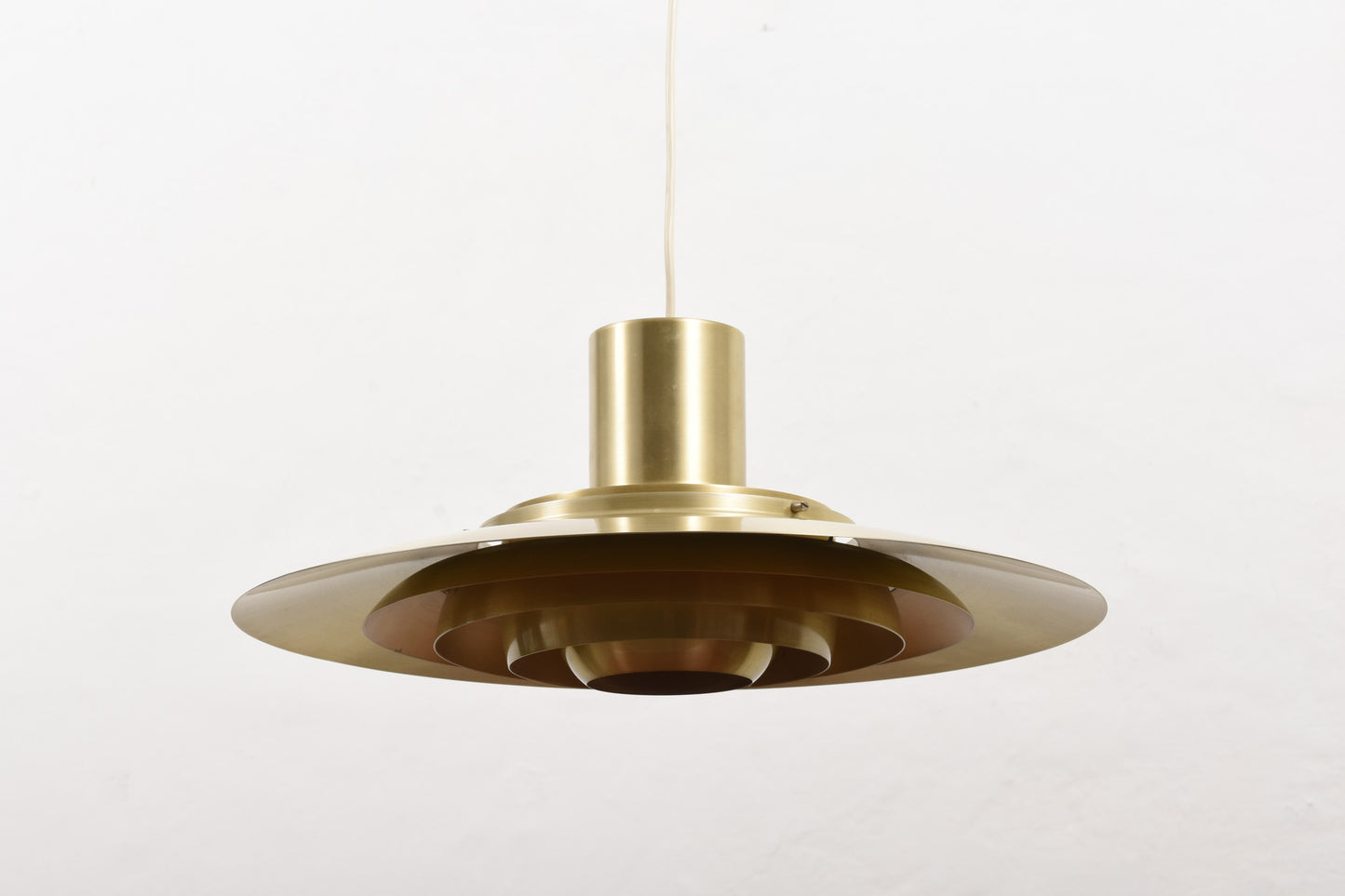 1960s 'P376' brass ceiling lamp by Fabricius & Kastholm